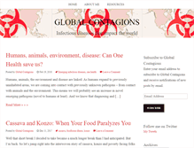 Tablet Screenshot of globalcontagions.com